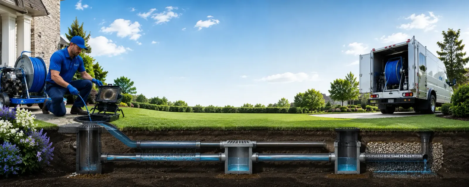 Outdoor drain cleaning information for Oreana, IL